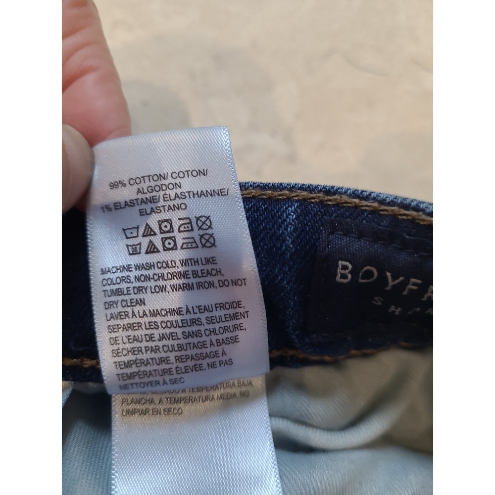 Lucky‎ Brand Boyfriend Shorts Women SZ 10/30 light distress 3" roll cuff beachy - Picture 10 of 10